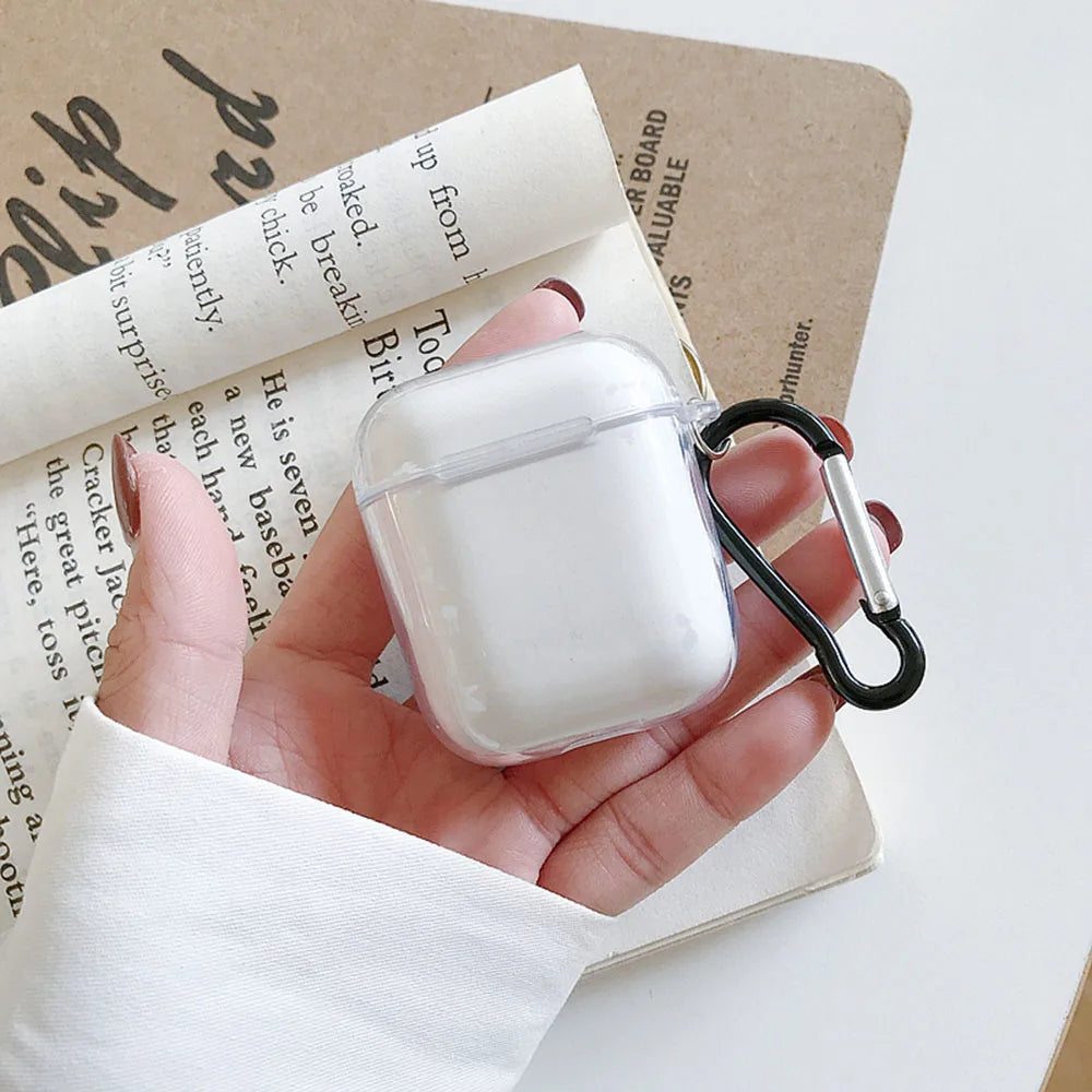 Cute 3D Heart Silicone Case for AirPods Pro 2/3 with Keyring Charm