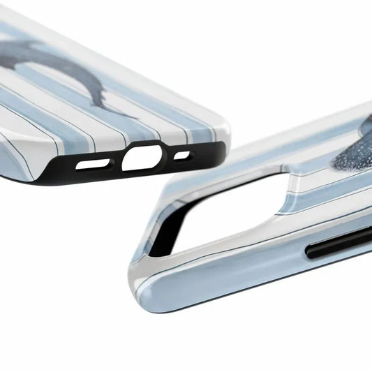 Striped Fish Luxury Case for iPhone 17–7 | Elegant Double-Layer Cover