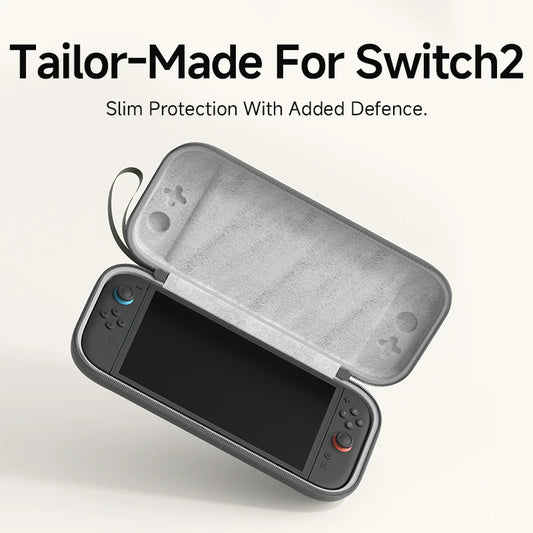Portable Hard Shell Carrying Case for Switch 2 – Travel & Accessories Protection