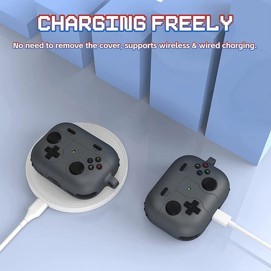 3D Gamepad Soft Case for AirPods Pro 2 1 3 Gameboy Style Earphone Protector
