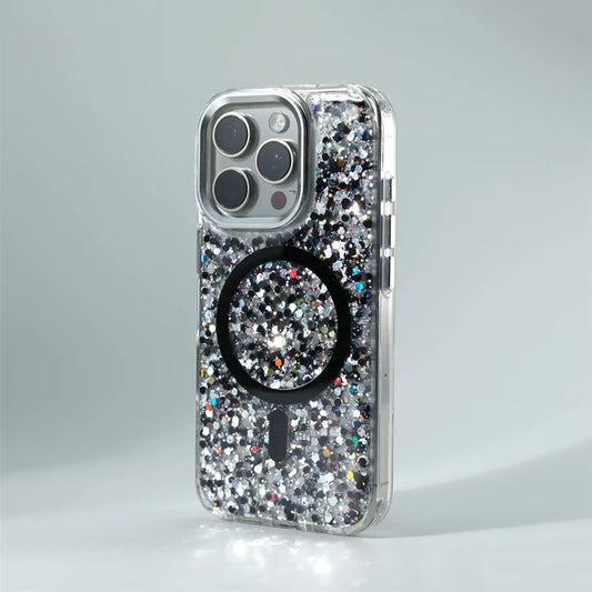 Glitter MagSafe Shockproof Case for iPhone 12/13/14 Pro & Pro Max