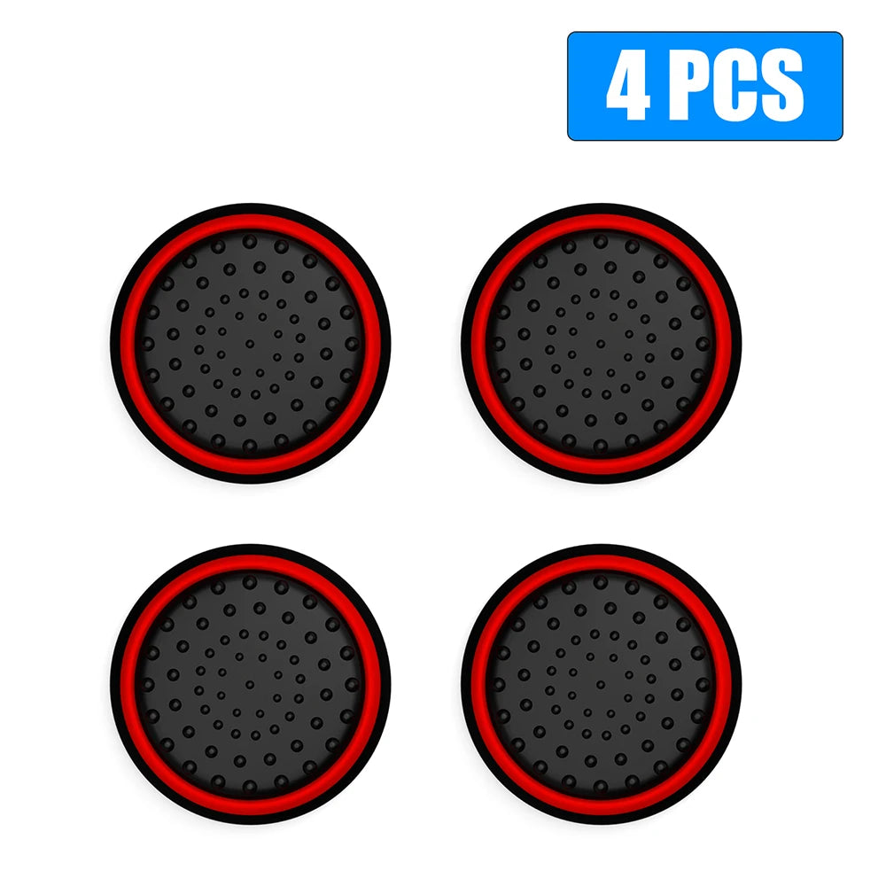 4PCS Luminous Joystick Thumb Grips for PS5/PS4/Xbox/Switch Pro Controllers