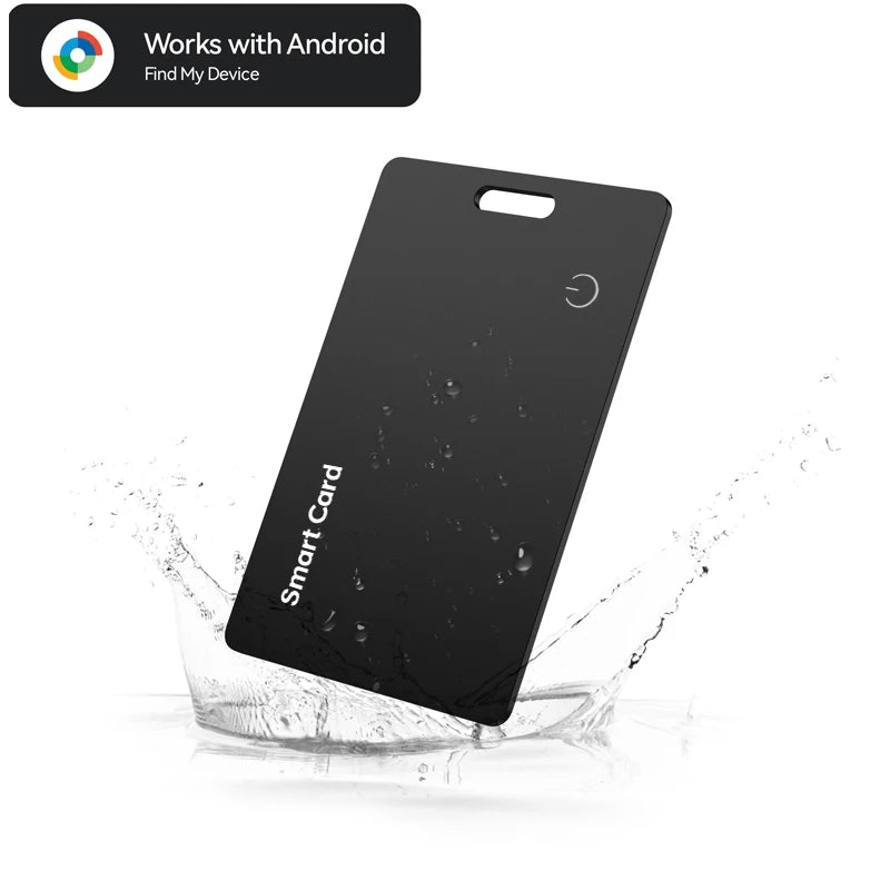 Slim Wallet Tracker Card for Android – Wireless Rechargeable Bluetooth Smart Tag