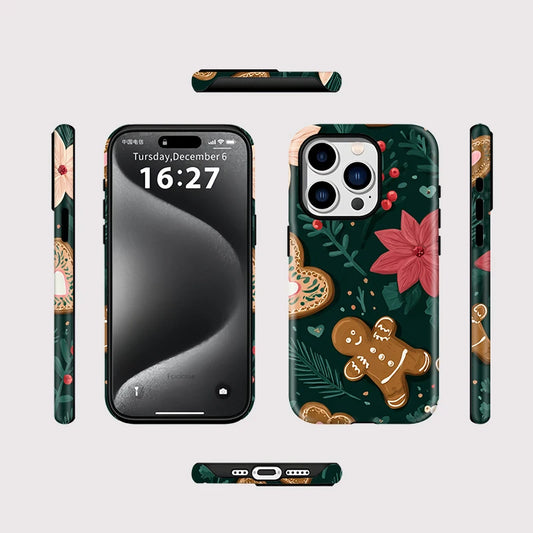 Cartoon Flower MagSafe Case for iPhone 17–11 | Hard Matte Magnetic Cover