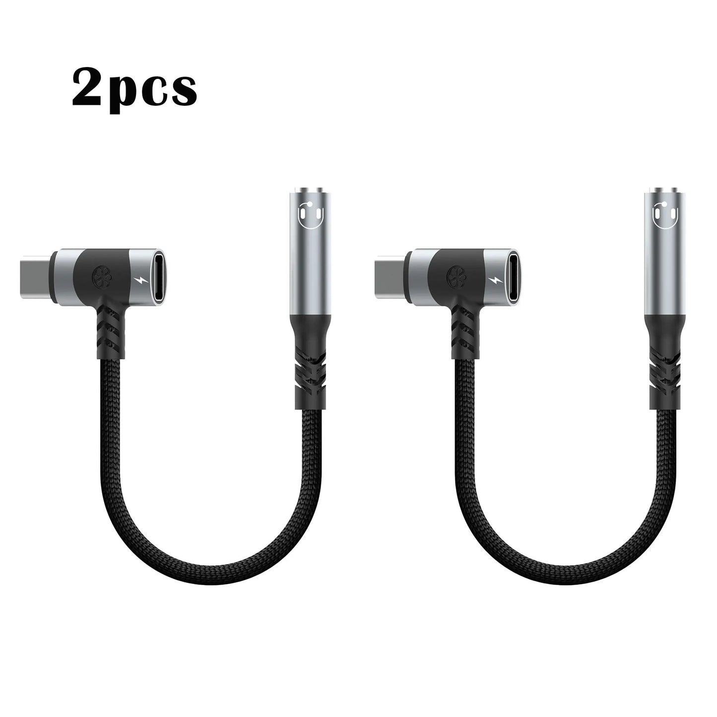 USB-C to 3.5mm Earphone & Charger Adapter – 2-in-1 Aux Jack with PD 100W