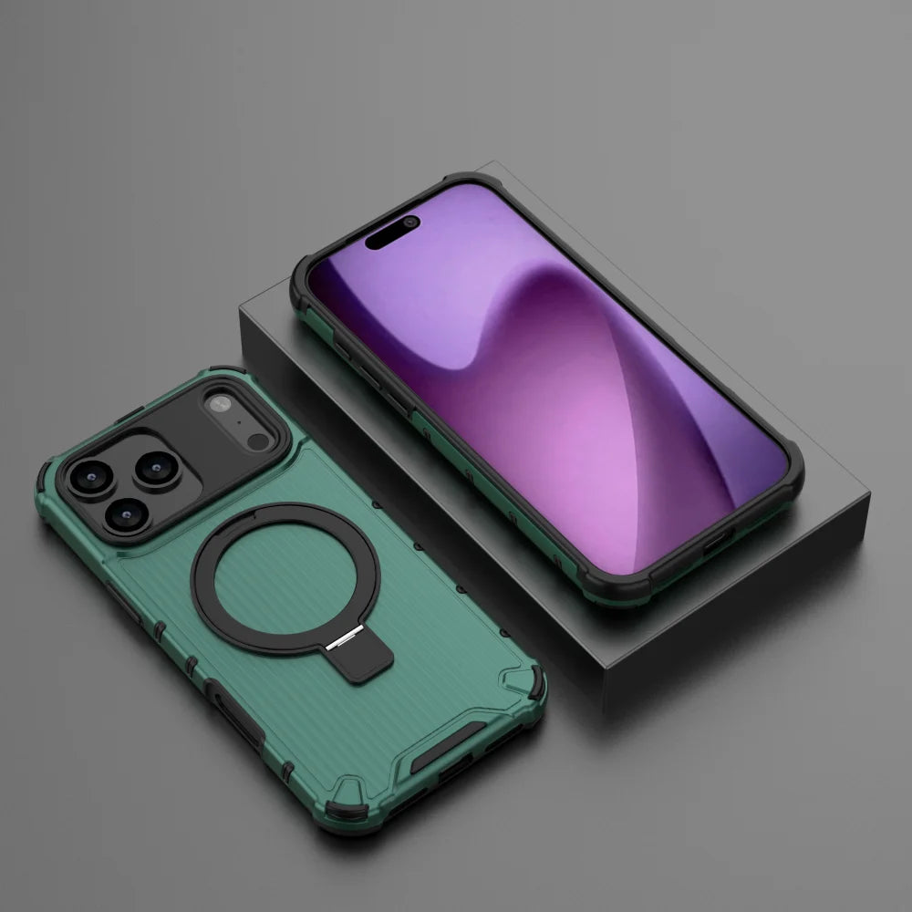 Hybrid Armor MagSafe Case for iPhone 17–11 Pro Max – Magnetic Matte Cover