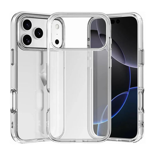 Luxury Clear Silicone Case for iPhone 17 Air/17 Pro Max Ultra Thin Cover
