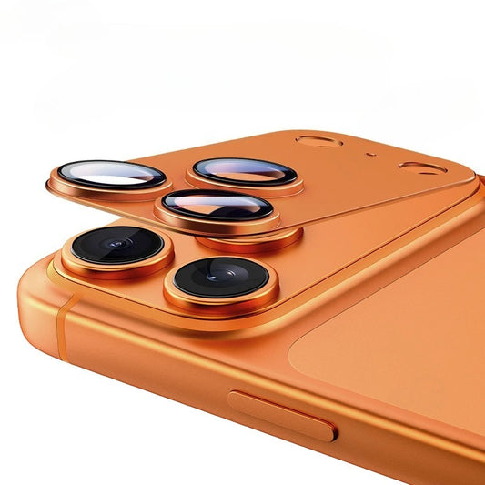 Aluminum Alloy Glass Camera Protector for iPhone 17 17 Pro Max Air Metal Ring