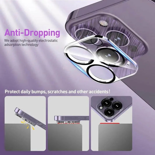 Camera Lens Protector for iPhone 17/16/15/14/13/12/11 Pro Max Glass Cover