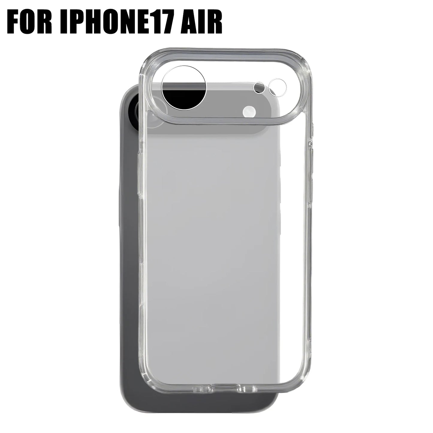 Transparent Shockproof Case for iPhone 17 Air & 17 Pro Max Anti-Fall Clear Cover