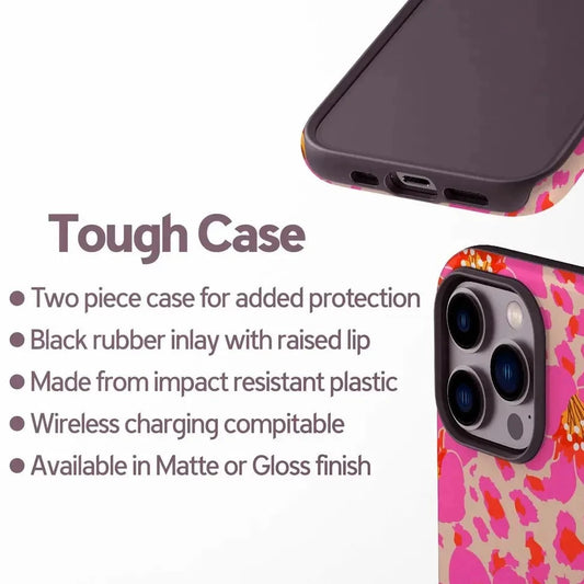 Luxury Pink Petal Case for iPhone 17–7 Pro Max Double-Layer Back Cover