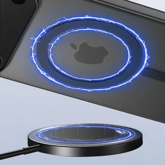 Ultra-Thin Magnetic Matte Case – Translucent MagSafe Cover for iPhone 12–17