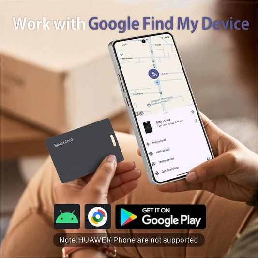 Wallet Tracker Card for Android | Rechargeable Bluetooth Wallet Finder