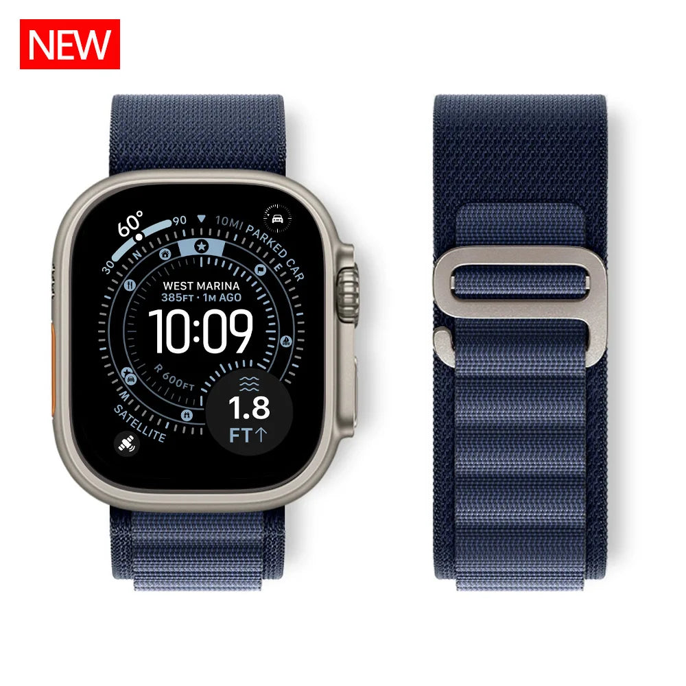 Alpine Loop Nylon Strap for Apple Watch Ultra 3 & Series 11–7
