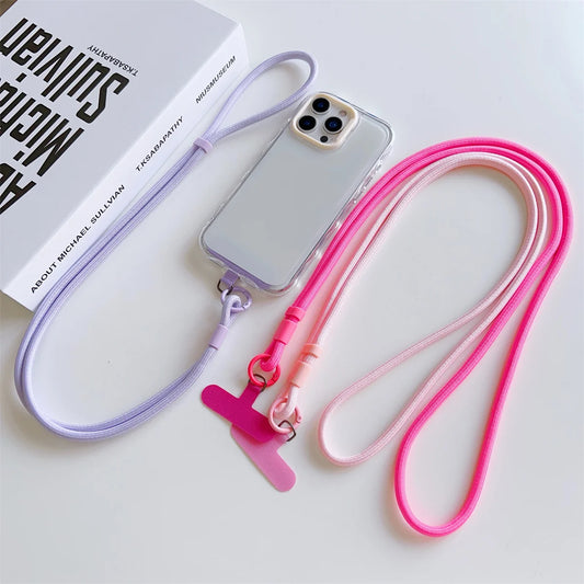 Universal Long Phone Lanyard Crossbody Neck Rope with Case Connection Clip