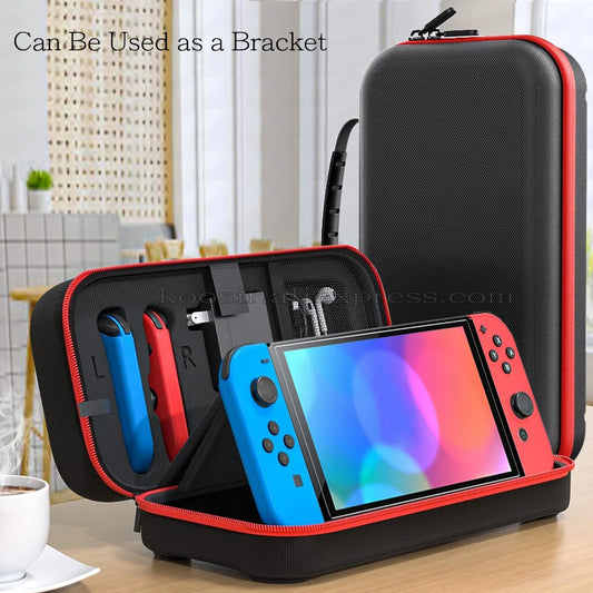 Large Travel Carrying Bag for Nintendo Switch OLED Anti-Scratch Storage Case