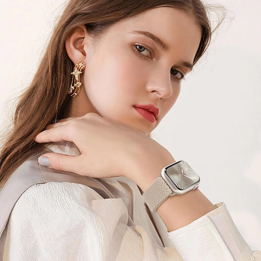 Braided Magnetic Strap for Apple Watch Ultra 2 & Series 10–6 SE Band