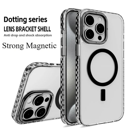 Transparent MagSafe Case for iPhone 16 15 14 Pro Max – Hybrid Armor Cover