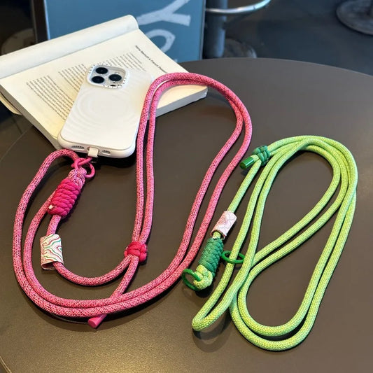 Retro Adjustable Mobile Phone Straps, Dual-Purpose Crossbody Lanyard Neck Rope Anti-Loss