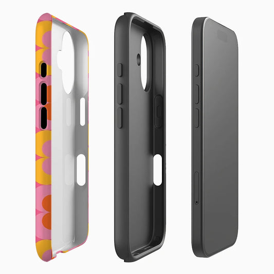 Retro Floral Case for iPhone 17–11 Pro Max Double-Layer Cover