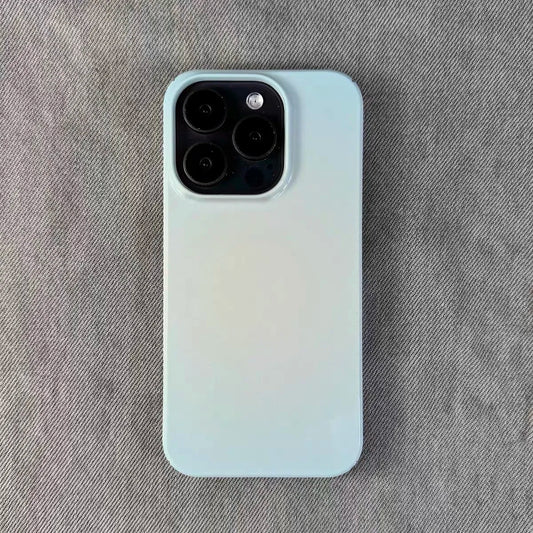 Blue & White Sparkling Water Magnetic Case for iPhone 11–17 Pro Max Plus TPU