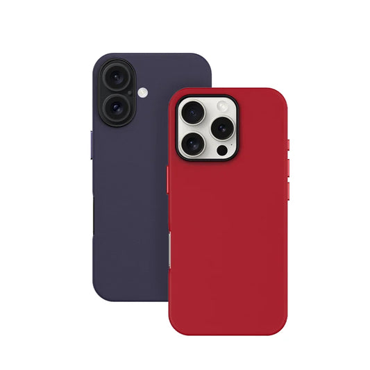 Noble PU Leather Desert Titanium Case for iPhone 16 Series – Full Protection