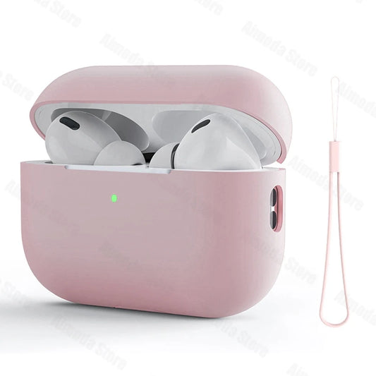 Liquid Silicone Case for AirPods Pro 2/3 – Soft Protective Earphone Cover