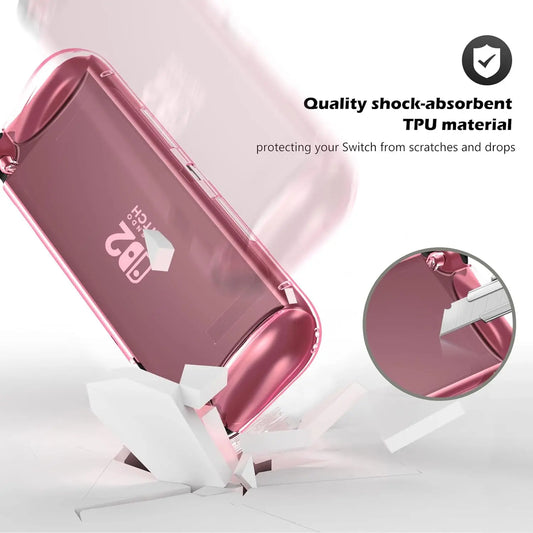 Shock-Absorption TPU Cover Case Kit for Nintendo Switch 2 (2025)