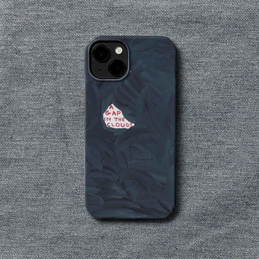 Artistic Dark Abstract Brushstrokes “A GAP IN THE CLOUDS” Chic Phone Case for iPhone 16–11