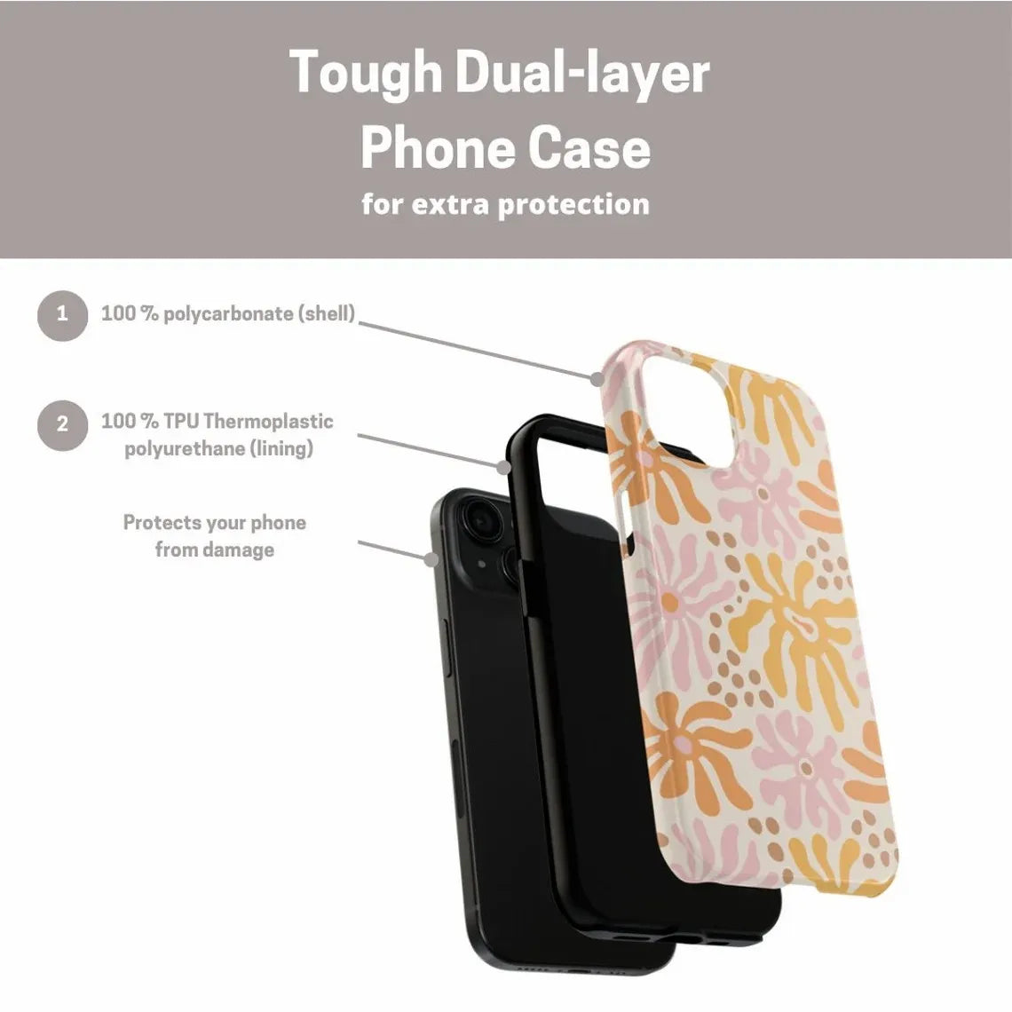 Luxury Fashion Flower Case for iPhone 17–11 Pro Max Double-Layer Cover
