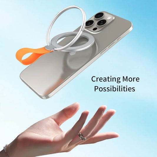 Strong Magnetic MagSafe Holder with Rotating Kickstand for iPhone & Xiaomi
