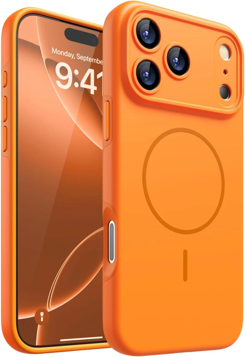 MagSafe Magnetic Silicone Case – Soft Protective Cover for iPhone 12–14 Series