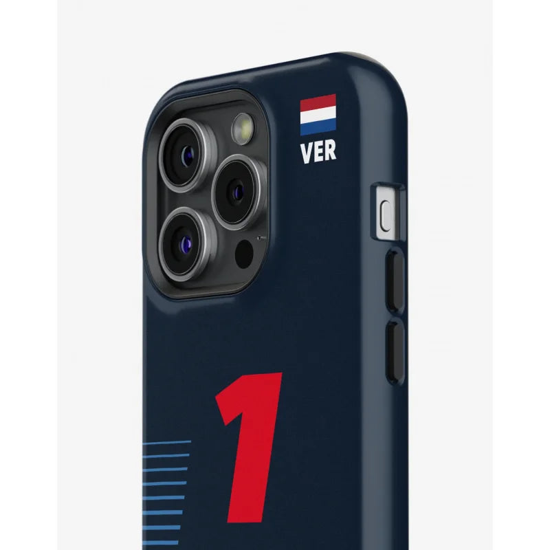 F1 No.1 2-in-1 Tough Glossy Phone Case for iPhone 7/12 mini/14/15/16 Pro Max