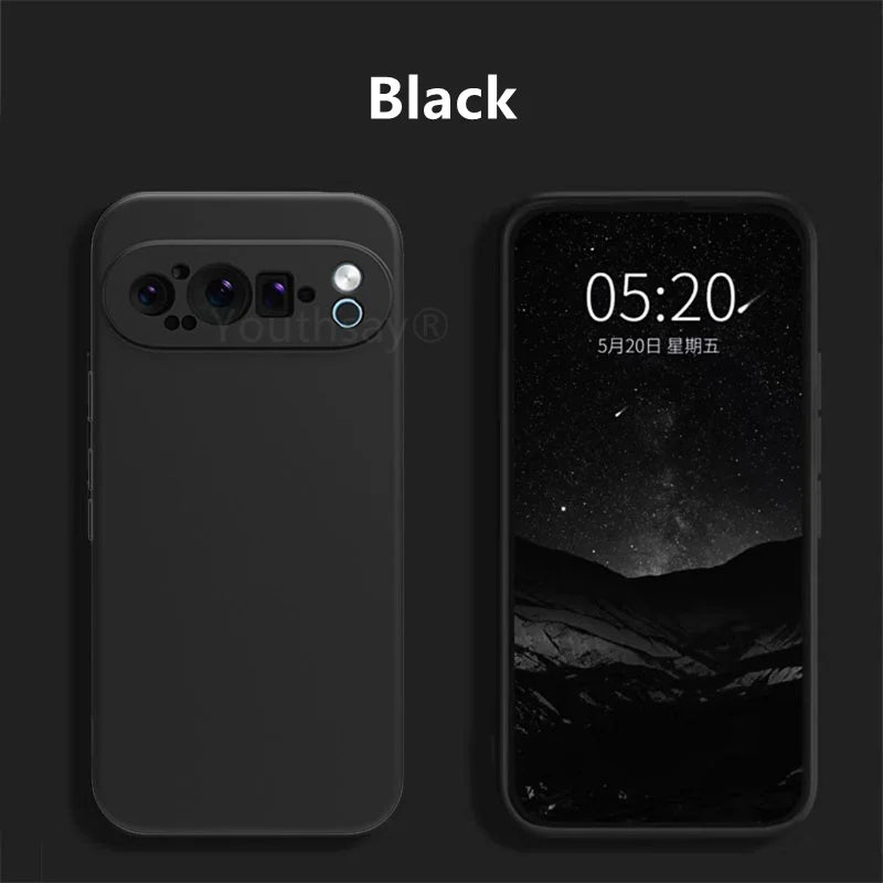 Liquid Silicone Case for Google Pixel 9 Pro/8/7/6A Soft Protective Cover