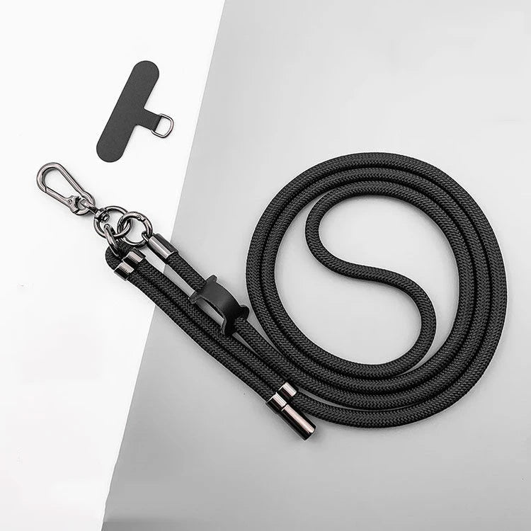 150CM Adjustable Phone Lanyard Strap, Detachable Universal Crossbody Neck Cord with Clip