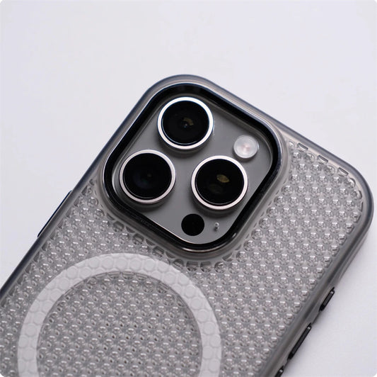Heat Dissipation Hollow Magnetic Case for iPhone 16/15/14/13/12 Pro Max Cover