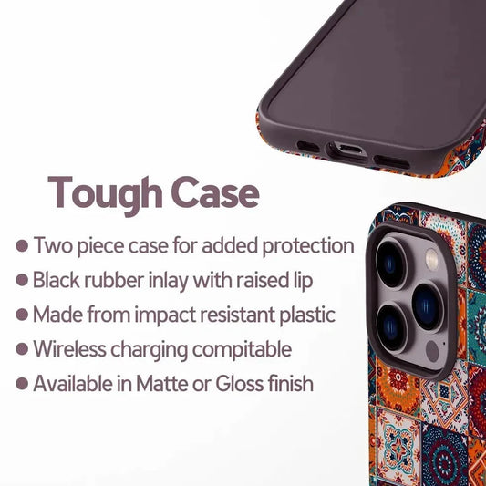 Luxury Vintage Persian Case for iPhone 17–11 Pro Max Double-Layer Cover