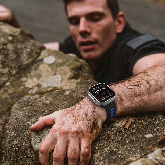 2PCS Silicone Strap Band for Apple Watch Ultra 49mm Series 9 8 7 6 5 4 3 SE