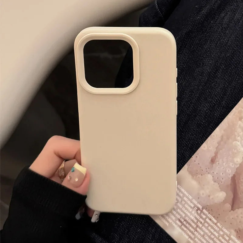 Colorful Silicone Back Cover Case for iPhone 11–14 Pro Plus