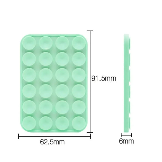 Silicone Suction Cup MagSafe Phone Holder for iPhone 12 13 14 15 16 17 Wall Mount