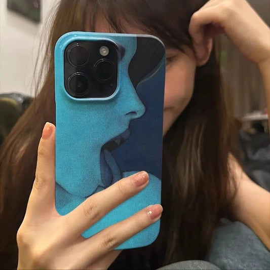 Fancy Retro Movie Scene Back Cover for iPhone 14 Pro Max & 16 Plus