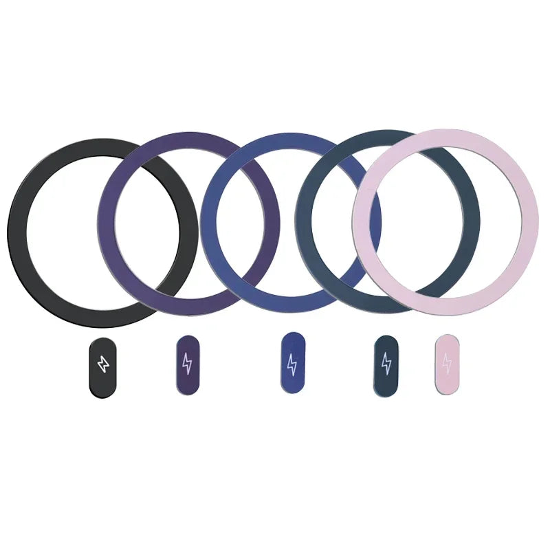 1–5pcs Metal Plate Ring for MagSafe Charger & Car Mount – iPhone 13–15