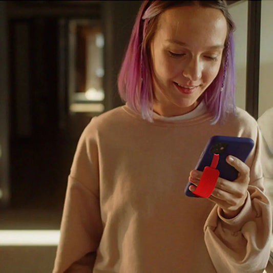 Portable Silicone Phone Strap – Colorful Elastic Hand Band and Soft Finger Grip