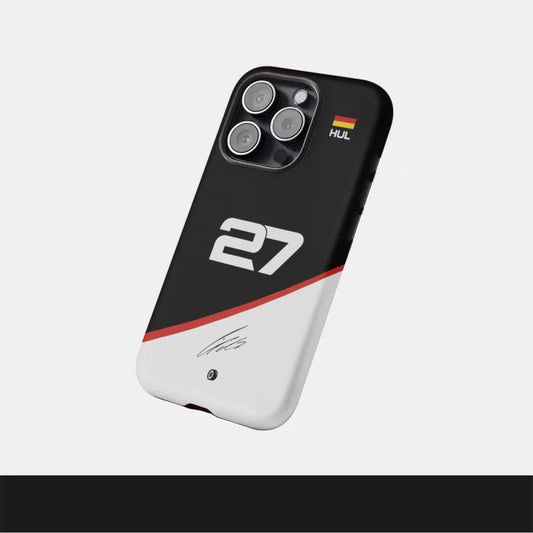 F1 No.27 Chic Glossy 2-in-1 Tough Phone Case for iPhone 16 Pro Max to 7 Plus