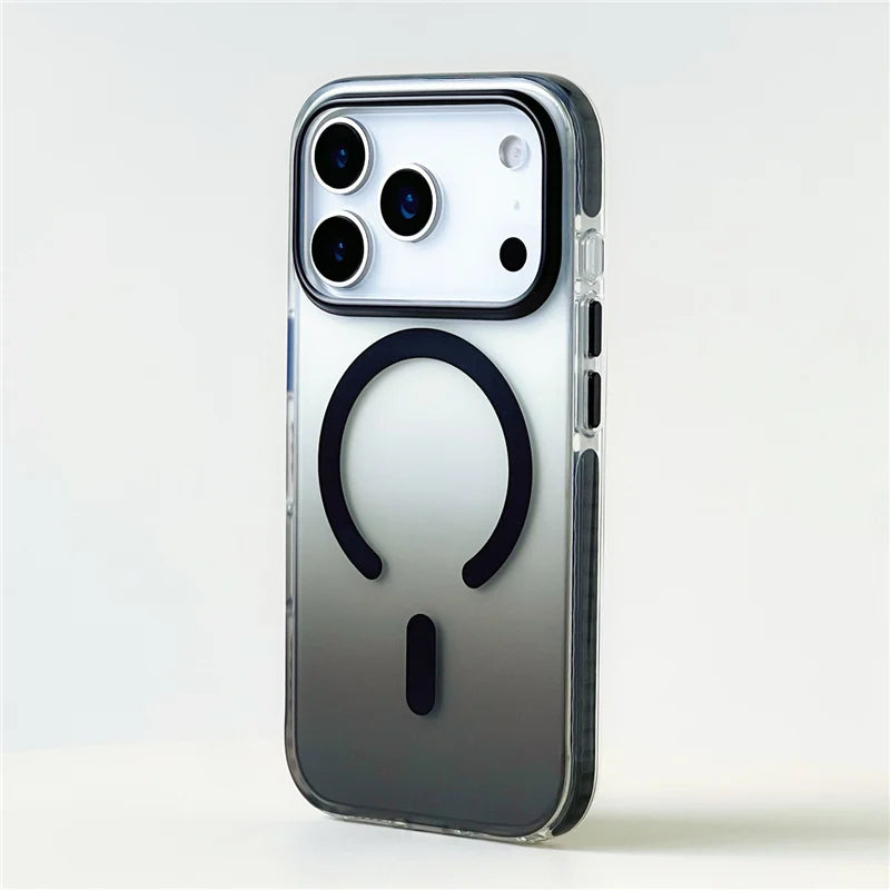 Gradient Matte Shockproof MagSafe Case for iPhone 17 Pro Max Hybrid Cover