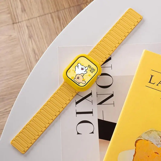 Soft Silicone Case + Strap for Apple Watch Ultra 3 & Series 11–4 SE3