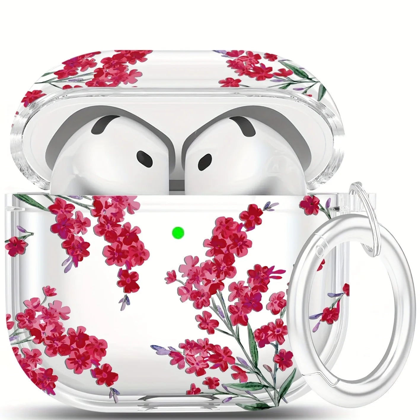 Lovely Floral TPU Soft Case for Apple AirPods 1–4 & Pro/Pro 2 Protective Cover