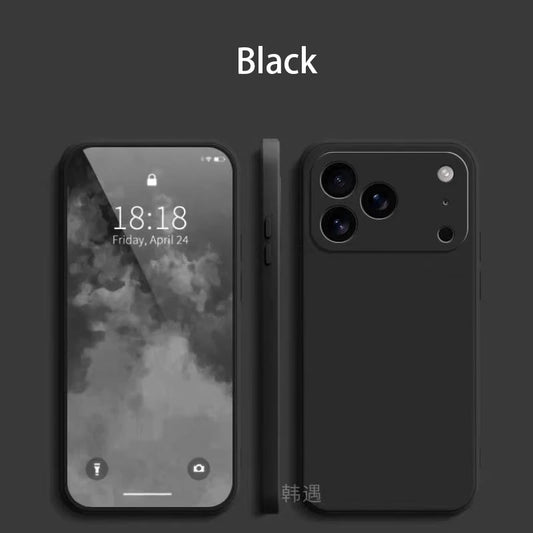 Square Liquid Silicone Soft Case for iPhone 17 Pro Max & 17 Air Shockproof Cover