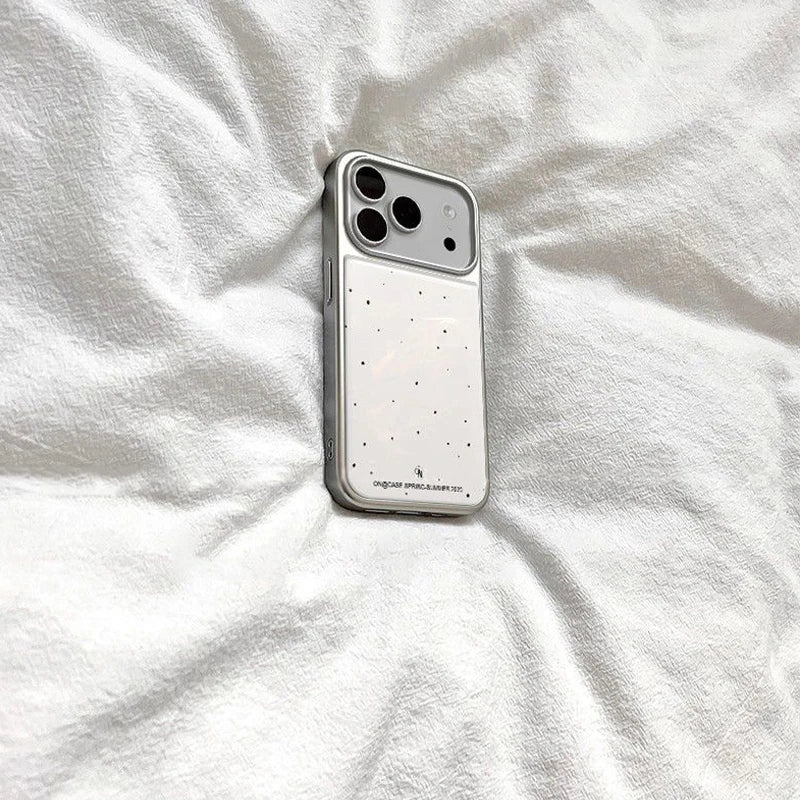 INS Y2K Ink Splatter Dots Phone Case for iPhone 17 Pro Max Air 16E 15 14 13 12