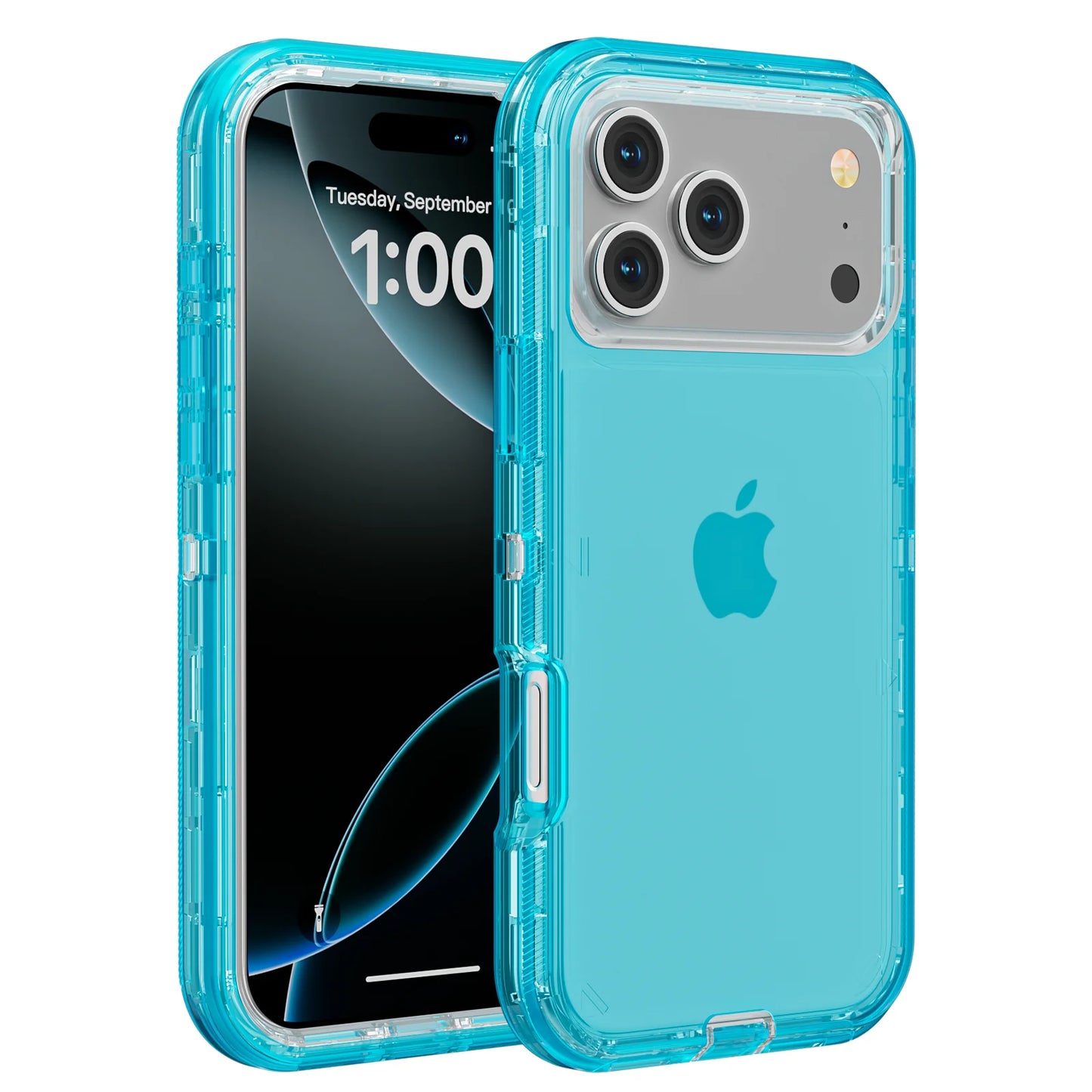 3-in-1 Rugged Armor Case for iPhone 17 Pro Max 16E 15 14 11 Mini Plus 17 Air